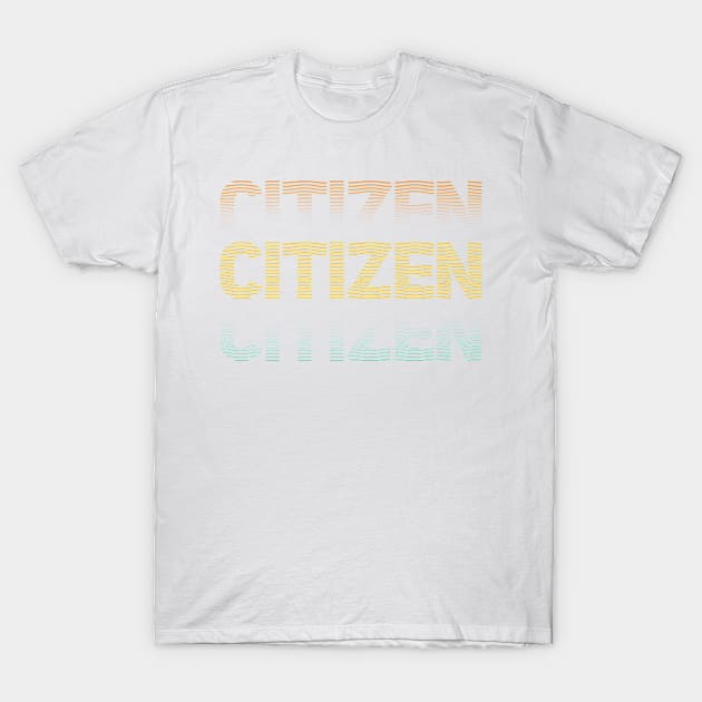 Distressed Vintage - Citizen T-Shirt by SIJI.MAREM